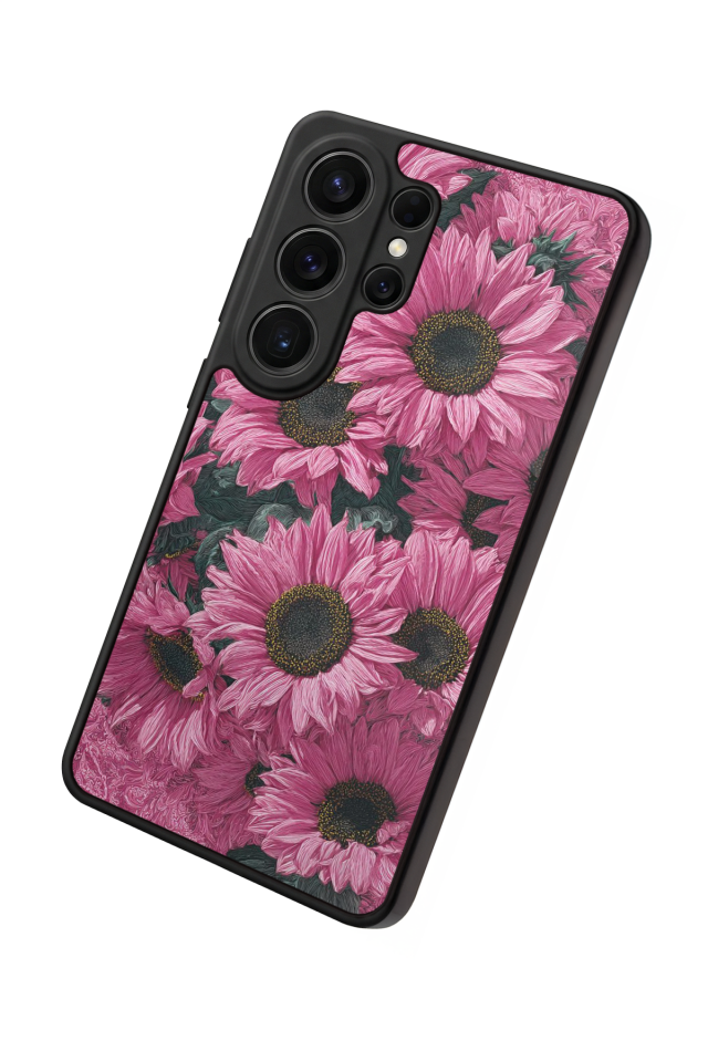 Samsung Galaxy S26 Ultra Uyumlu Cicek Tasarımlı Glossy Premium Kılıf
