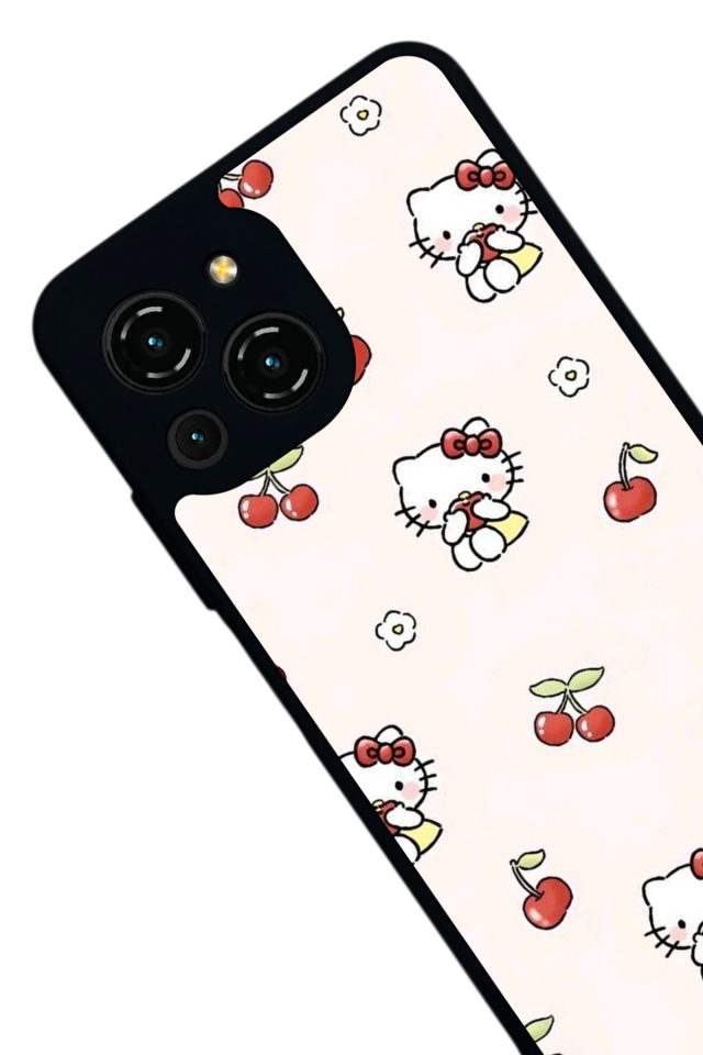 Reeder S23 Pro Max Uyumlu HelloKitty Tasarımlı Glossy Premium Kılıf