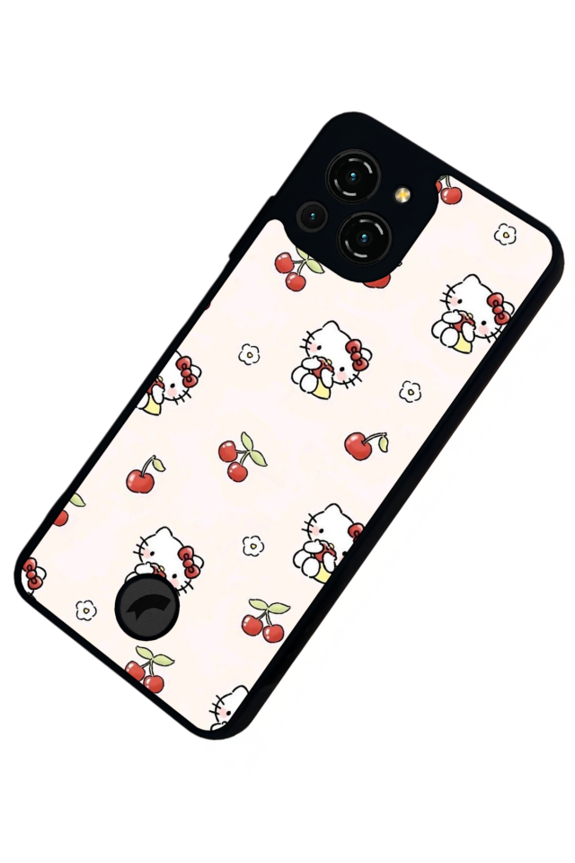 Reeder S23 Pro Max Uyumlu HelloKitty Tasarımlı Glossy Premium Kılıf