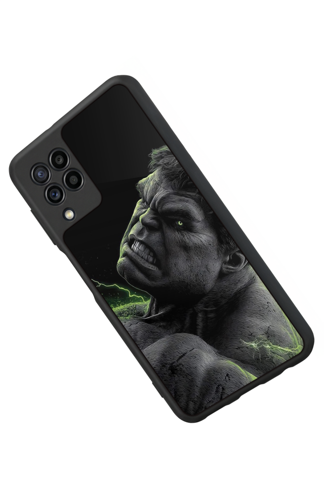 Samsung Galaxy M32 Uyumlu Hulk Tasarımlı Glossy Premium Kılıf
