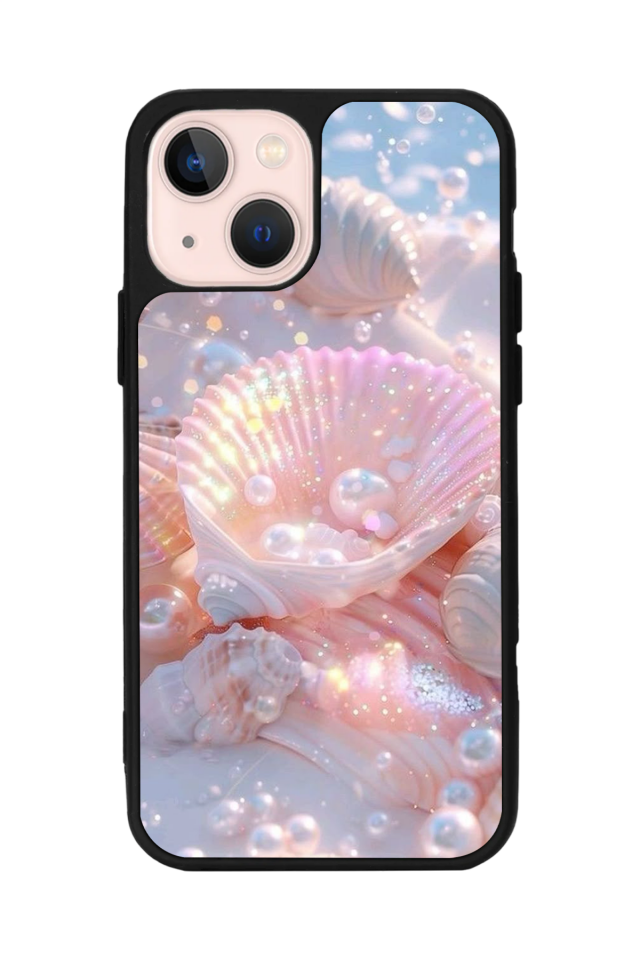 iPhone 15 Plus Uyumlu  İnci Tasarımlı Glossy Premium Kılıf