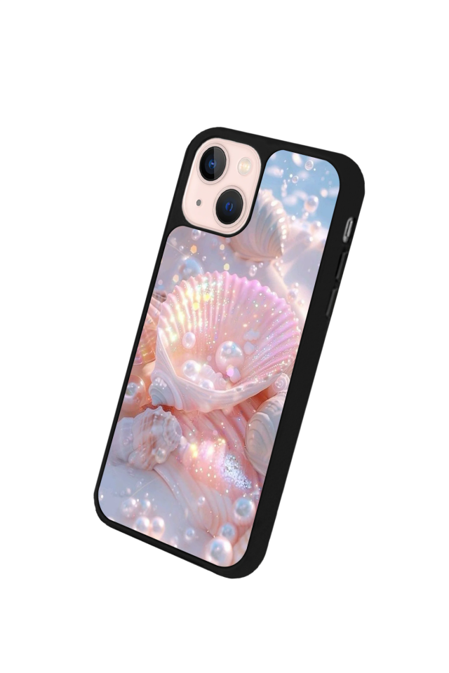 iPhone 15 Plus Uyumlu  İnci Tasarımlı Glossy Premium Kılıf