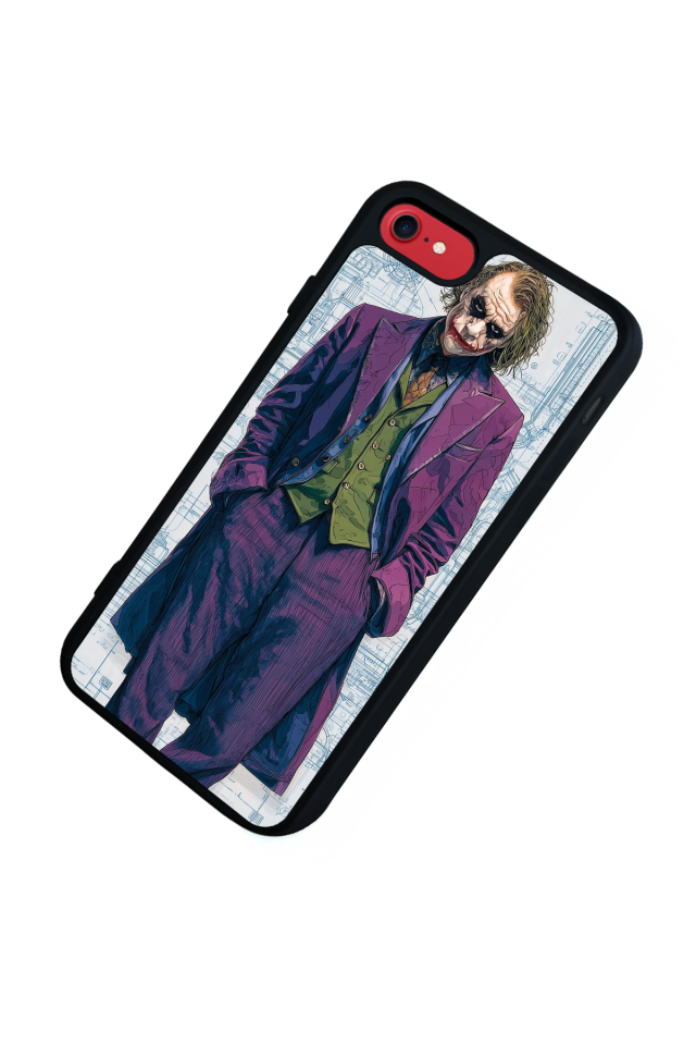 iPhone 8 Uyumlu Joker Tasarımlı Glossy Premium Kılıf
