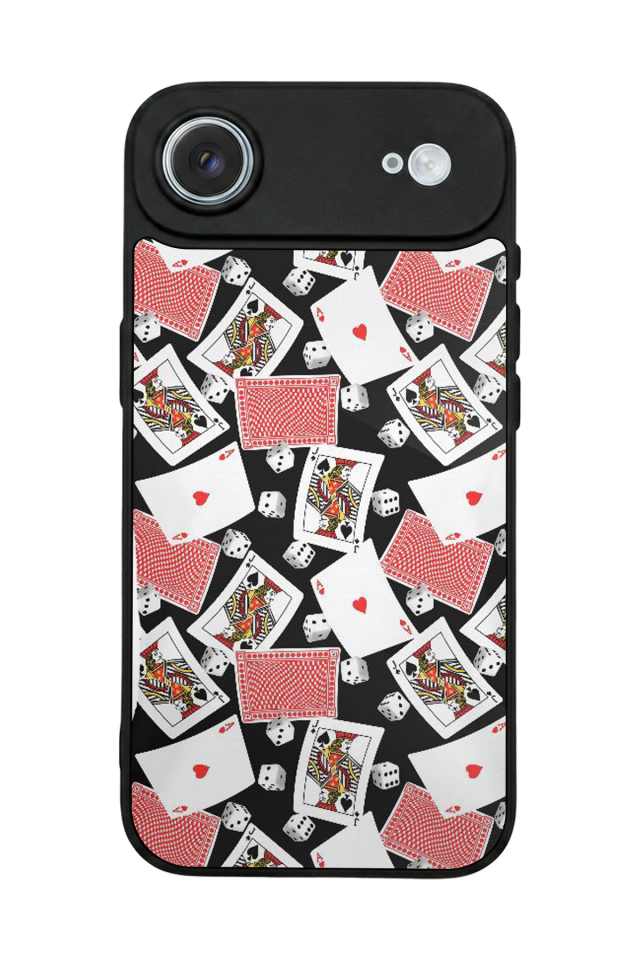 iPhone 17 Air Uyumlu Kart Tasarımlı Glossy Premium Kılıf