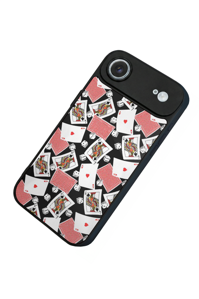 iPhone 17 Air Uyumlu Kart Tasarımlı Glossy Premium Kılıf