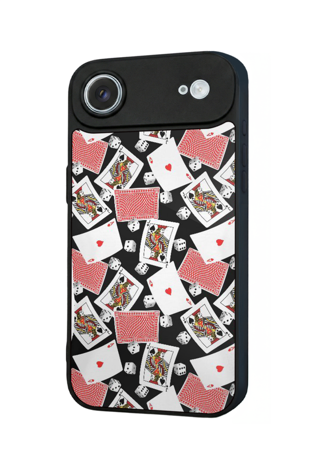 iPhone 17 Air Uyumlu Kart Tasarımlı Glossy Premium Kılıf