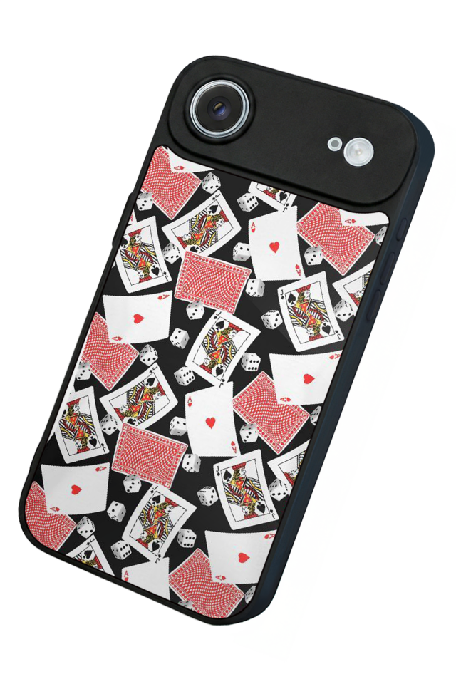 iPhone 17 Air Uyumlu Kart Tasarımlı Glossy Premium Kılıf