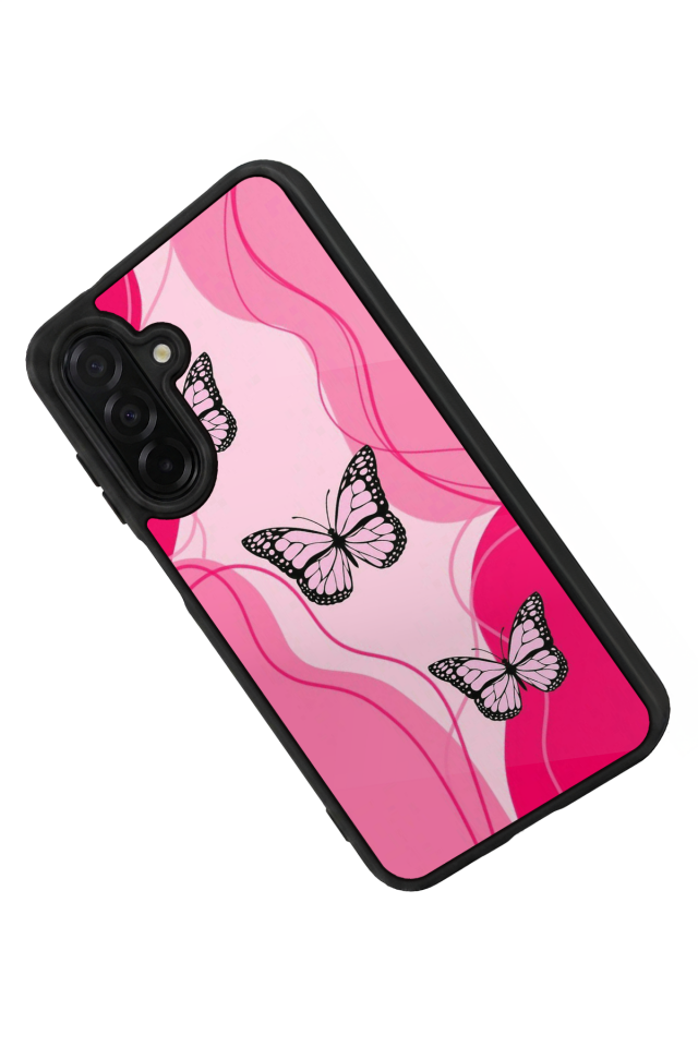 Samsung Galaxy A36 Uyumlu Kelebek Tasarımlı Glossy Premium Kılıf