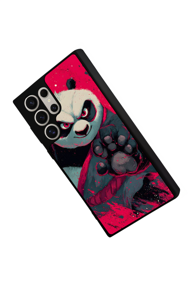 Samsung Galaxy S24 Ultra Uyumlu Kung Fu Panda Tasarımlı Glossy Premium Kılıf
