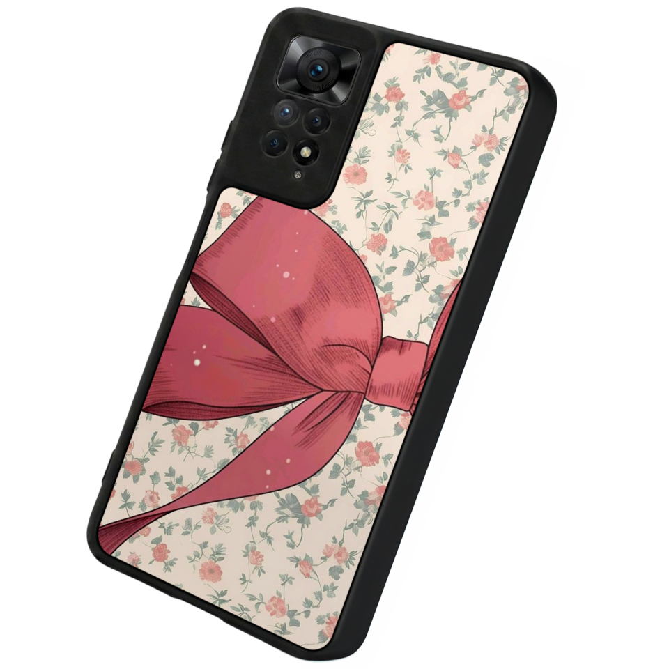 Xiaomi Redmi Note 12 Pro Uyumlu Kurdele Tasarımlı Glossy Premium Kılıf