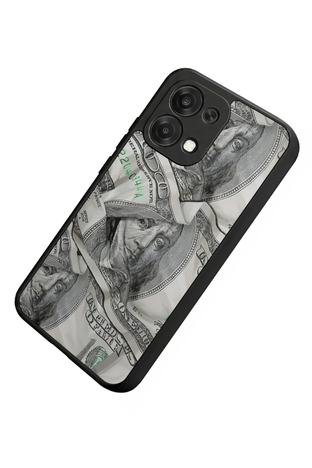 Oppo A6 Pro Uyumlu Money Para Tasarımlı Glossy Premium Kılıf