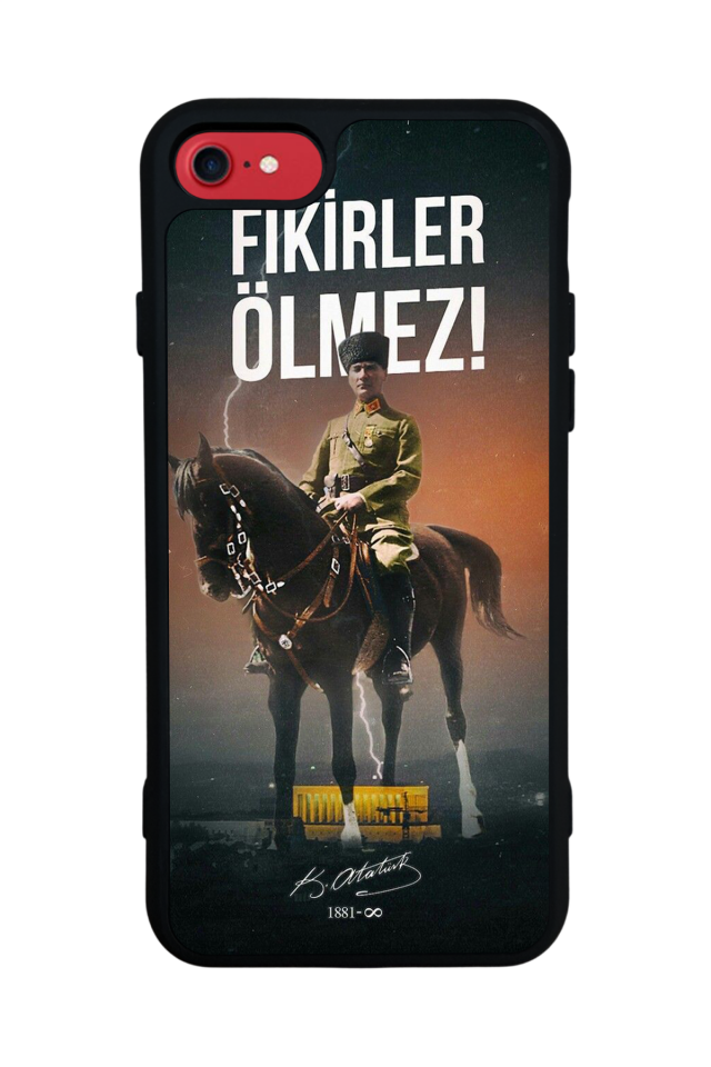 iPhone SE Uyumlu Mustafa Kemal Ataturk Tasarımlı Glossy Premium Kılıf