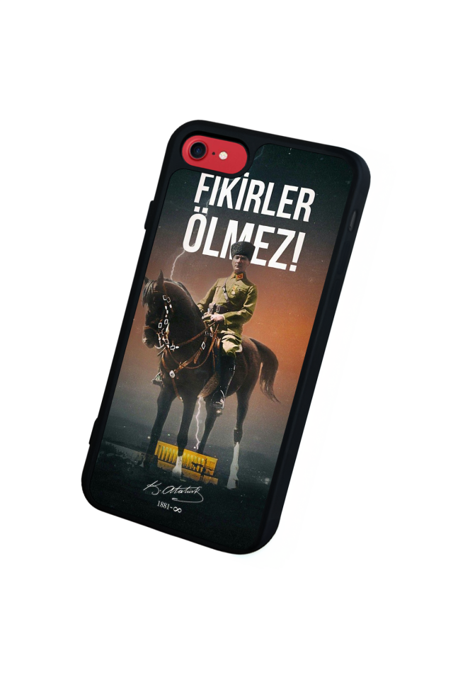 iPhone SE Uyumlu Mustafa Kemal Ataturk Tasarımlı Glossy Premium Kılıf