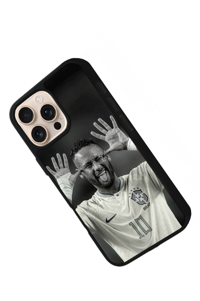 iPhone 15 Pro Max Uyumlu Neymar Tasarımlı Glossy Premium Kılıf