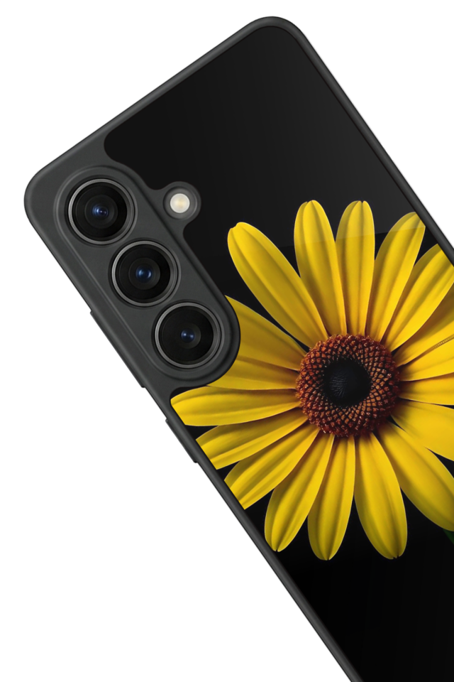 Samsung Galaxy S26 Uyumlu Papatya Tasarımlı Glossy Premium Kılıf
