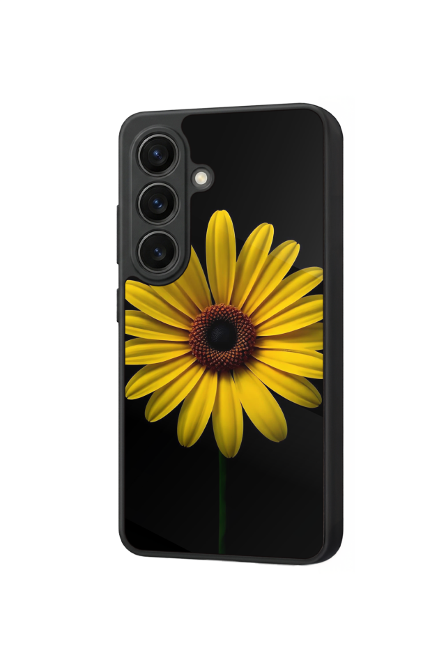 Samsung Galaxy S26 Uyumlu Papatya Tasarımlı Glossy Premium Kılıf