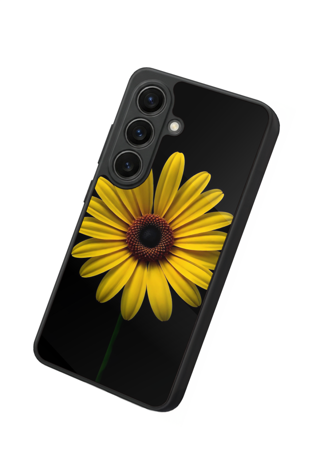 Samsung Galaxy S26 Uyumlu Papatya Tasarımlı Glossy Premium Kılıf