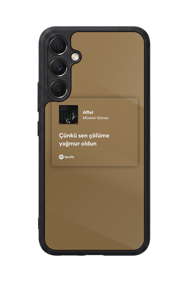 Samsung Galaxy M34 Uyumlu Sarki Sozleri Tasarımlı Glossy Premium Kılıf