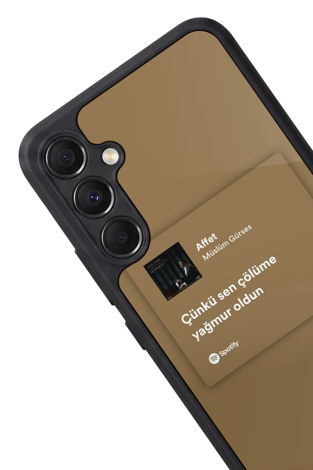 Samsung Galaxy M34 Uyumlu Sarki Sozleri Tasarımlı Glossy Premium Kılıf