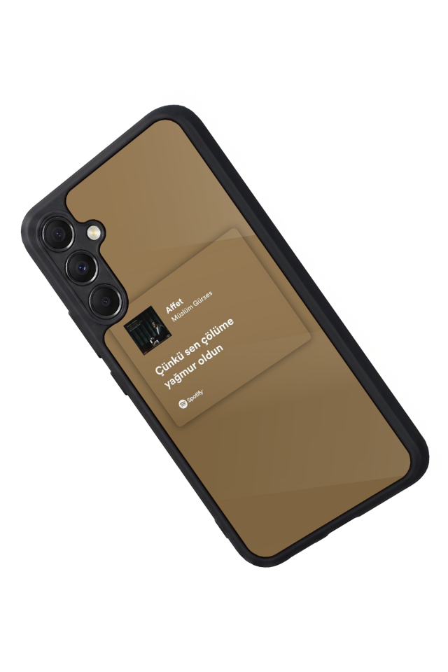 Samsung Galaxy M34 Uyumlu Sarki Sozleri Tasarımlı Glossy Premium Kılıf