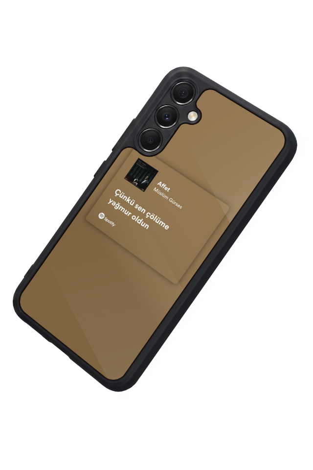 Samsung Galaxy M34 Uyumlu Sarki Sozleri Tasarımlı Glossy Premium Kılıf