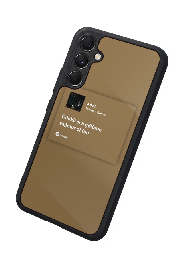 Samsung Galaxy M34 Uyumlu Sarki Sozleri Tasarımlı Glossy Premium Kılıf