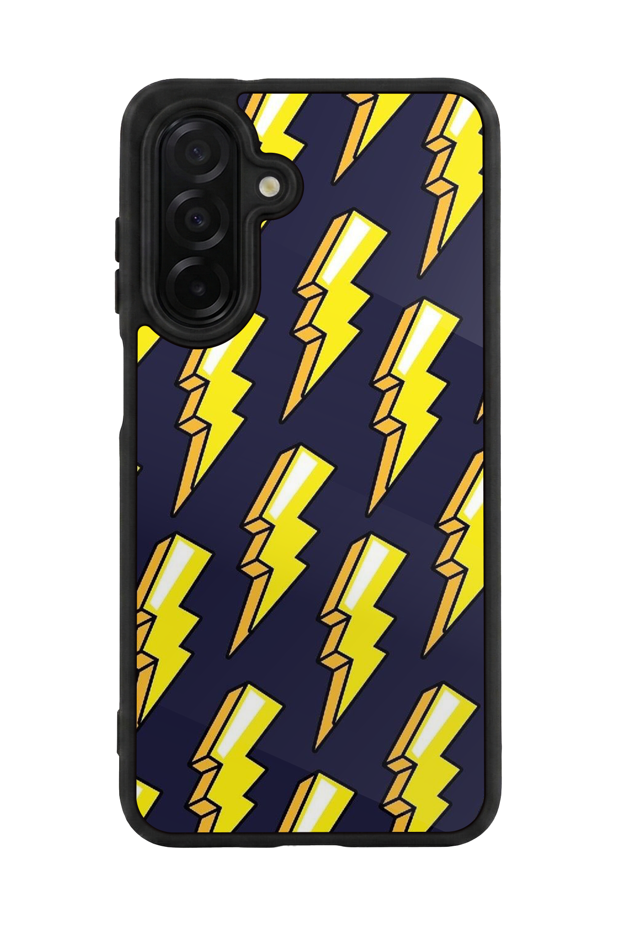 Samsung Galaxy A56 Uyumlu Simsek Tasarımlı Glossy Premium Kılıf