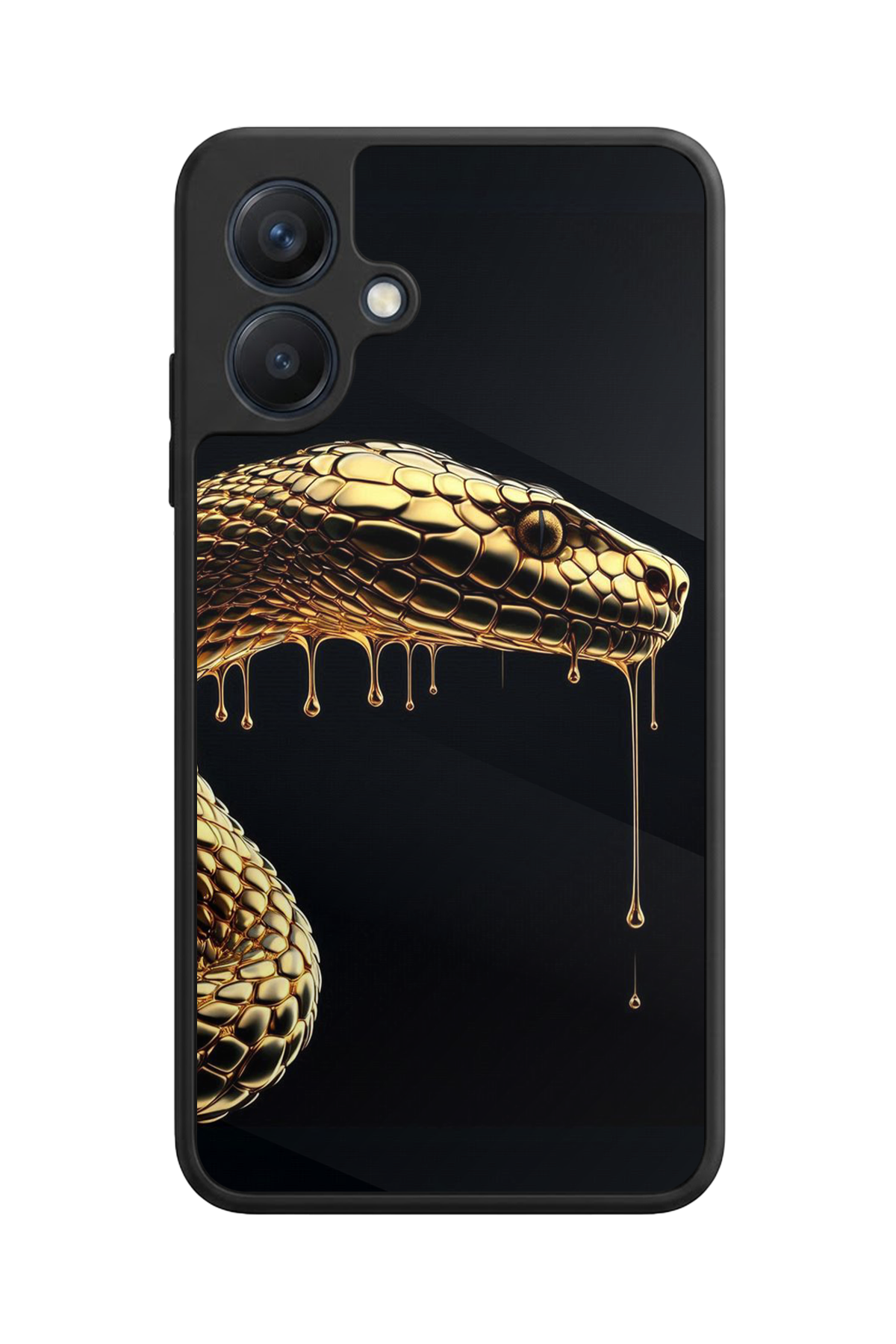 Samsung Galaxy A07 Uyumlu Yılan Tasarımlı Glossy Premium Kılıf