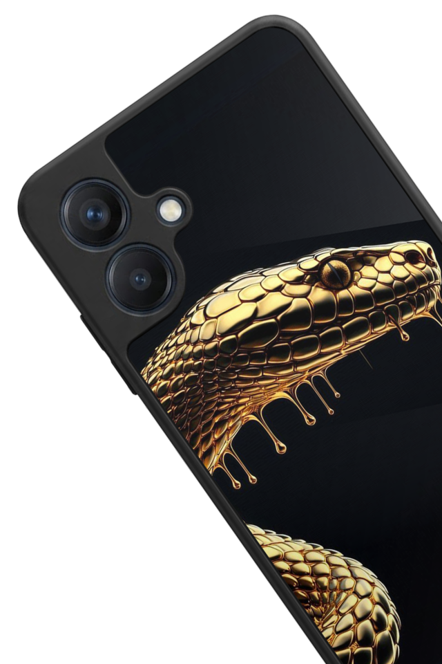 Samsung Galaxy A07 Uyumlu Yılan Tasarımlı Glossy Premium Kılıf