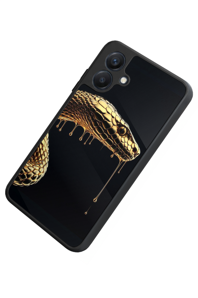 Samsung Galaxy A07 Uyumlu Yılan Tasarımlı Glossy Premium Kılıf