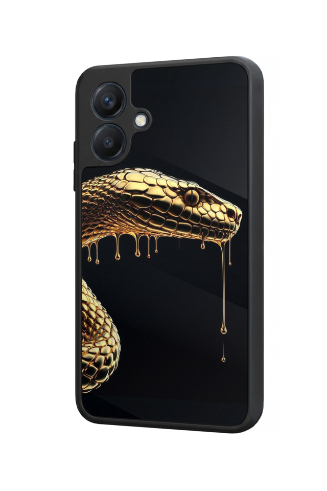 Samsung Galaxy A07 Uyumlu Yılan Tasarımlı Glossy Premium Kılıf