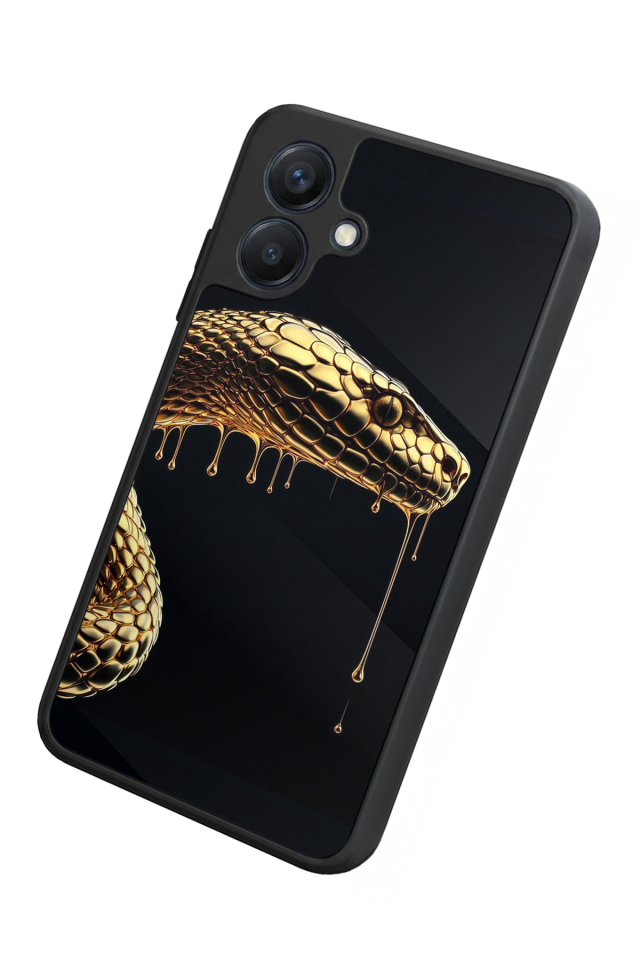 Samsung Galaxy A07 Uyumlu Yılan Tasarımlı Glossy Premium Kılıf