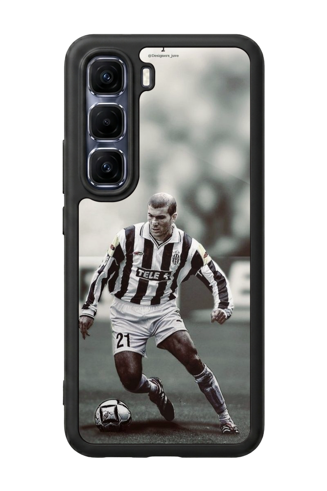 Infinix Hot 60 Pro Plus Uyumlu Zidane Tasarımlı Glossy Premium Kılıf