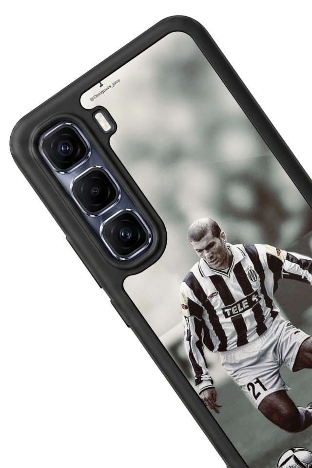 Infinix Hot 60 Pro Plus Uyumlu Zidane Tasarımlı Glossy Premium Kılıf