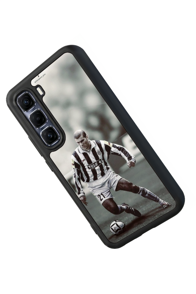 Infinix Hot 60 Pro Plus Uyumlu Zidane Tasarımlı Glossy Premium Kılıf