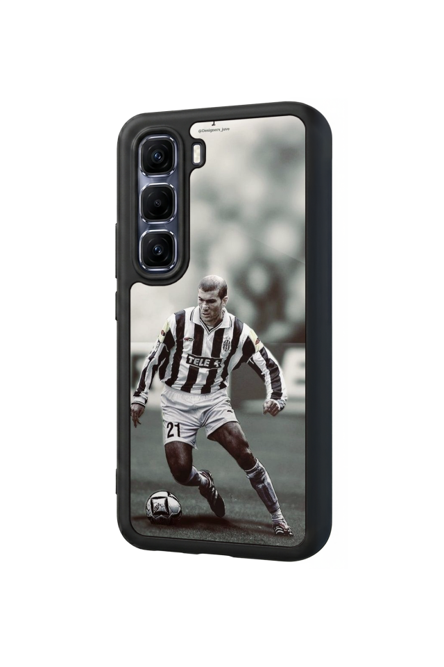 Infinix Hot 60 Pro Plus Uyumlu Zidane Tasarımlı Glossy Premium Kılıf