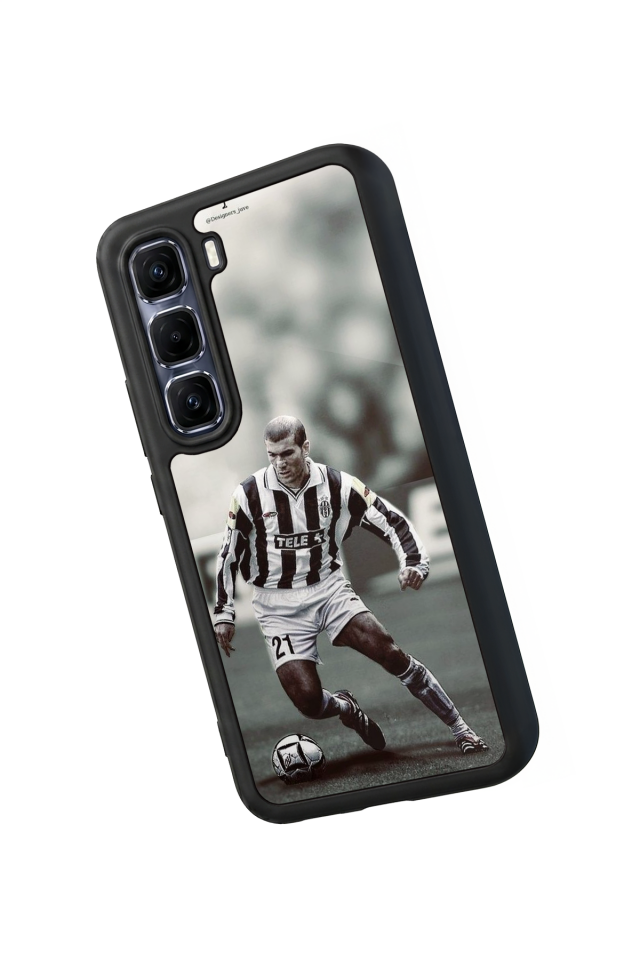 Infinix Hot 60 Pro Plus Uyumlu Zidane Tasarımlı Glossy Premium Kılıf