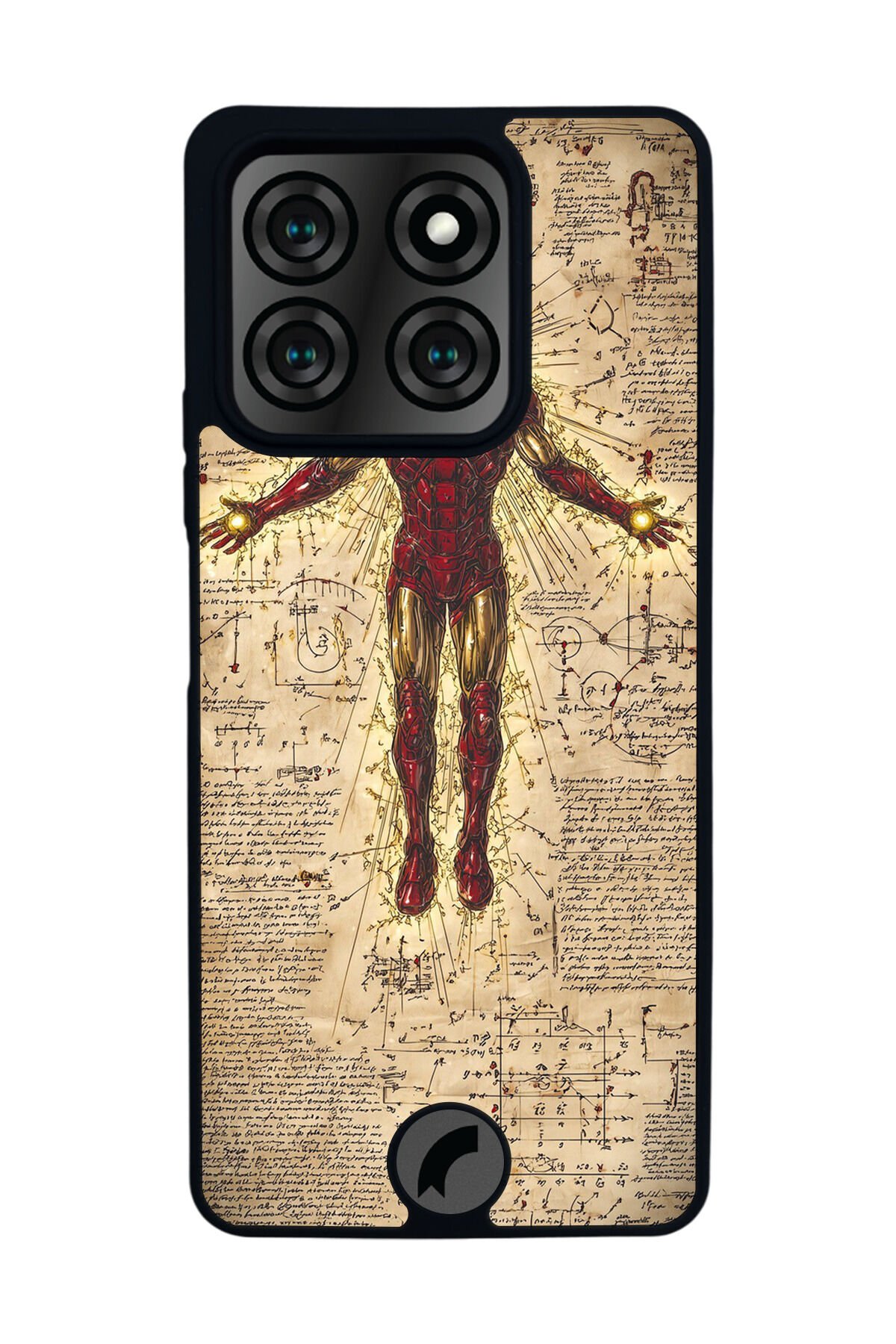 Reeder S71 Uyumlu Iron Man ( Demir Adam ) Tasarımlı Glossy Premium Kılıf