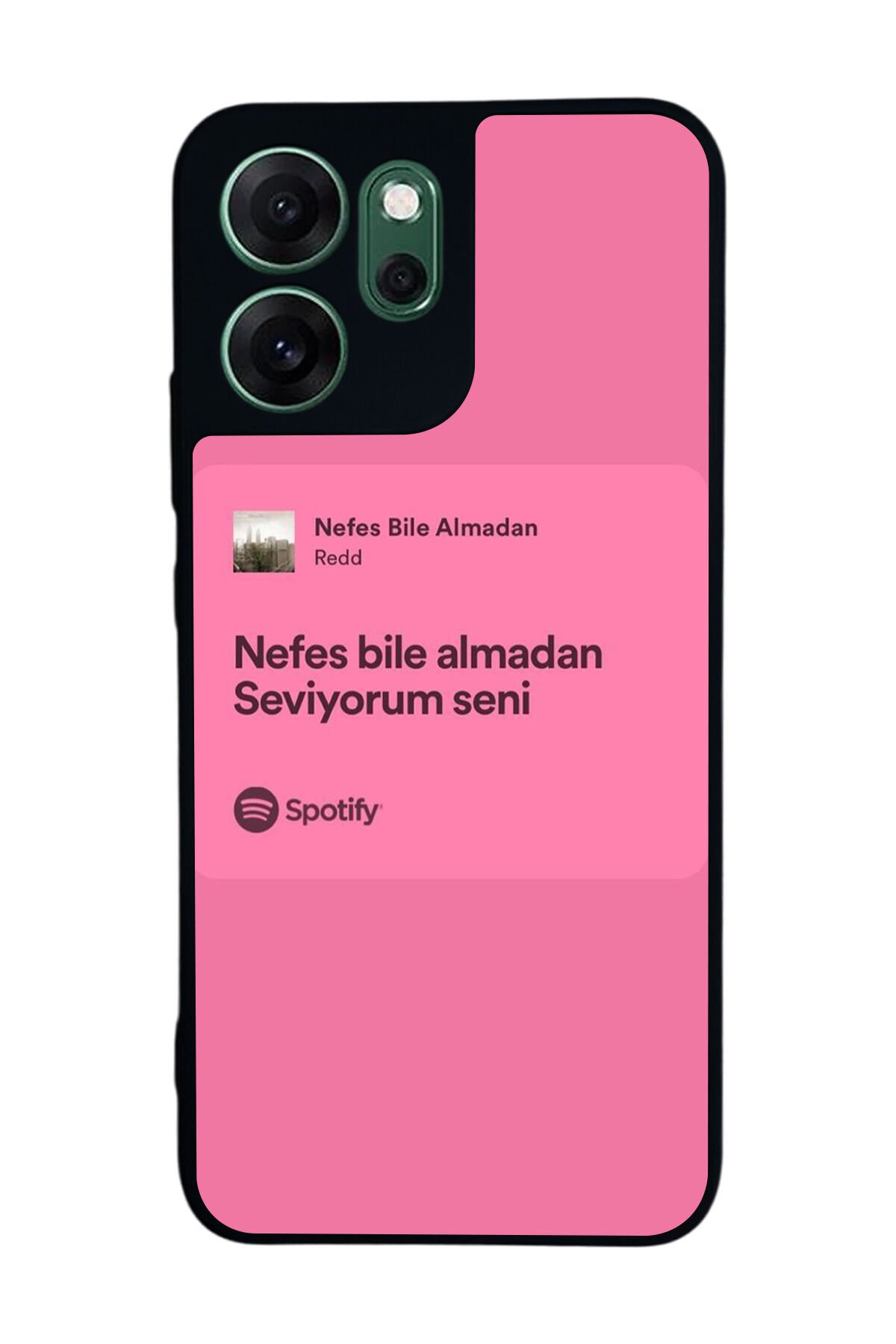 Oppo Reno 14F Uyumlu Sarki Sozleri Tasarımlı Glossy Premium Kılıf