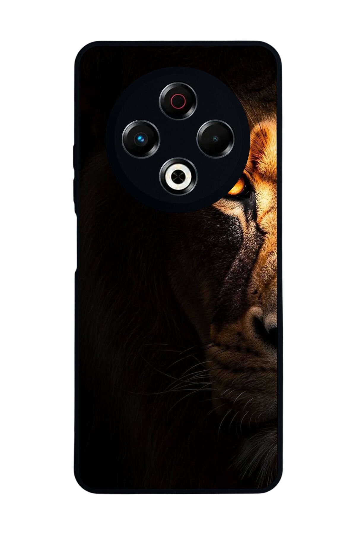 Tecno Spark 30 Uyumlu Aslan Tasarımlı Glossy Premium Kılıf