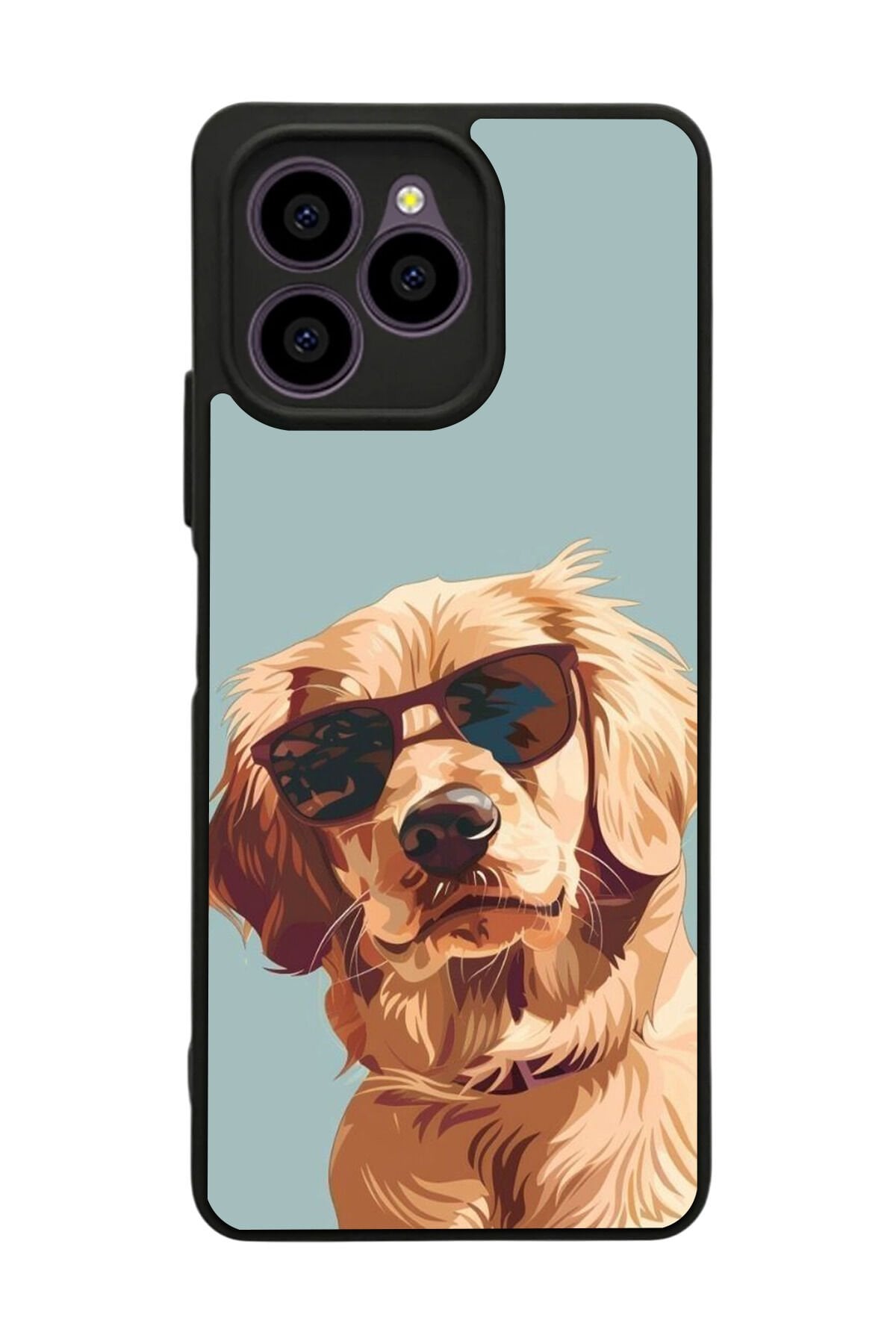 Omix X6 Uyumlu Golden Kopek Tasarımlı Glossy Premium Kılıf