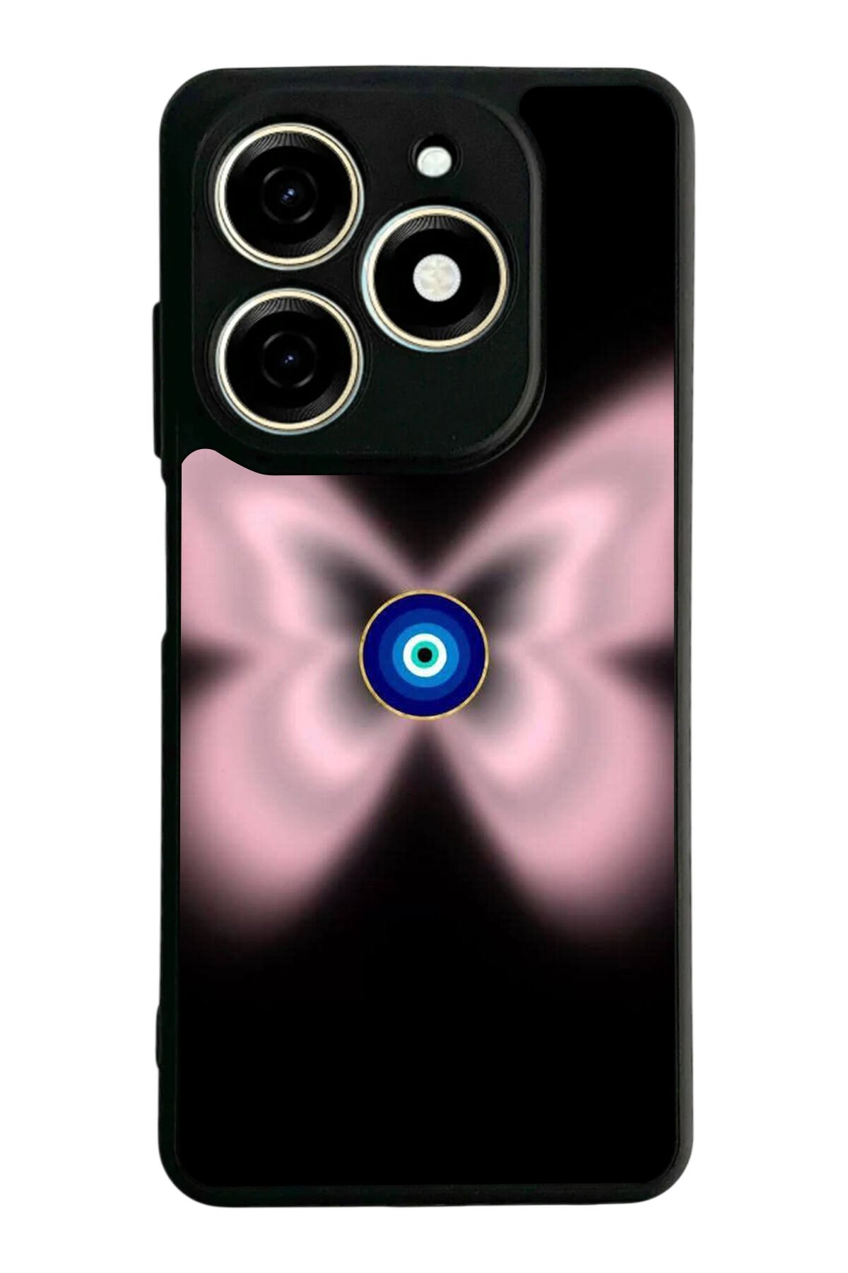 Infınıx Smart 8 Pro Uyumlu Nazar Tasarımlı Glossy Premium Kılıf