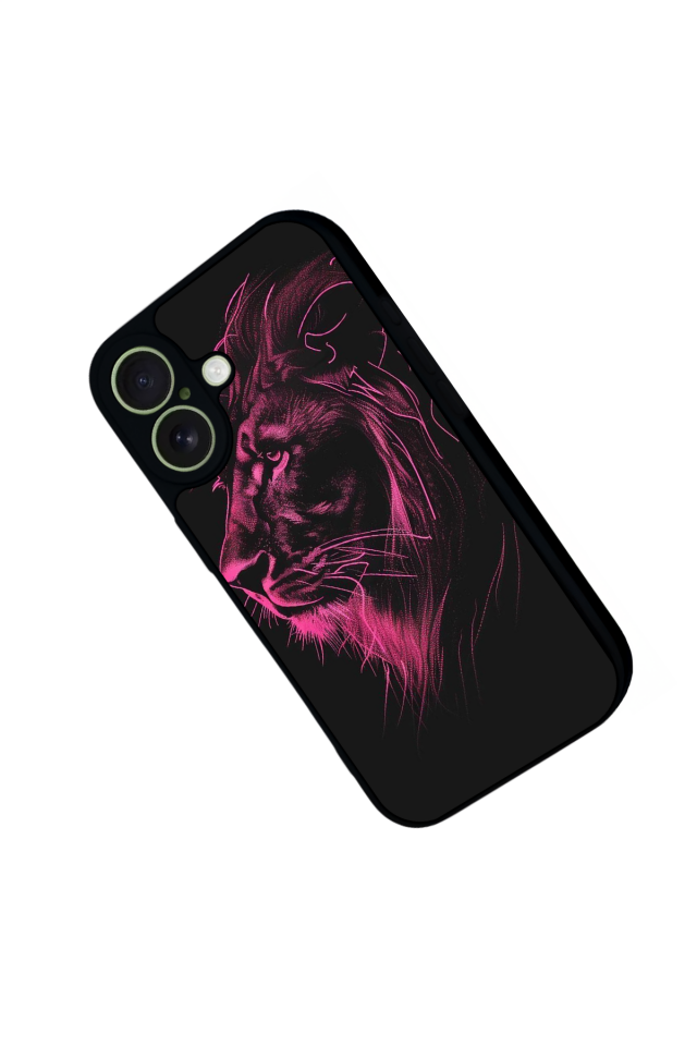 iPhone 17 Uyumlu Aslan Tasarımlı Glossy Premium Kılıf