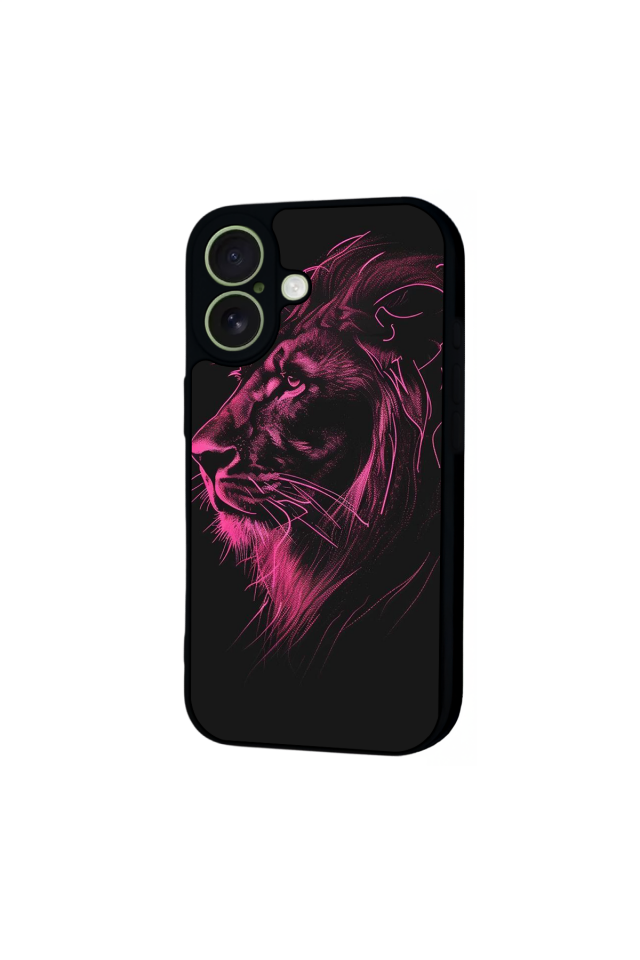iPhone 17 Uyumlu Aslan Tasarımlı Glossy Premium Kılıf