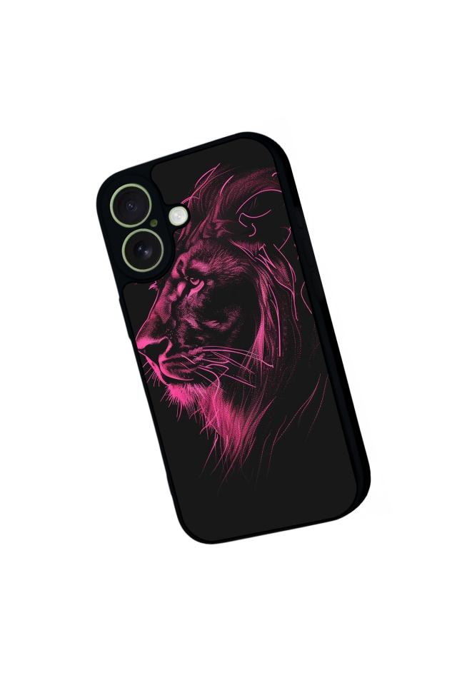 iPhone 17 Uyumlu Aslan Tasarımlı Glossy Premium Kılıf