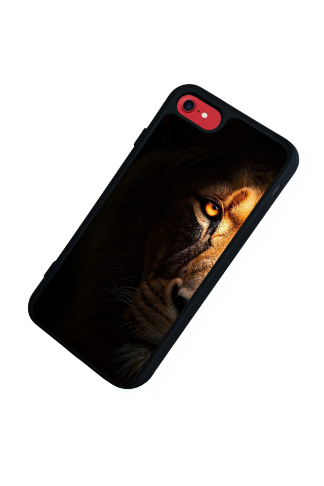 iPhone 7 Uyumlu Aslan Tasarımlı Glossy Premium Kılıf