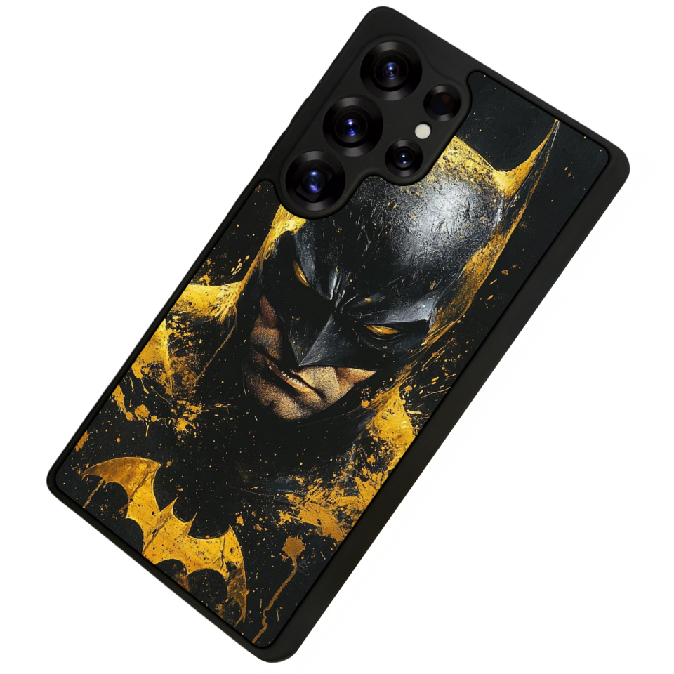 Samsung Galaxy S25 Ultra Uyumlu Batman Tasarımlı Glossy Premium Kılıf