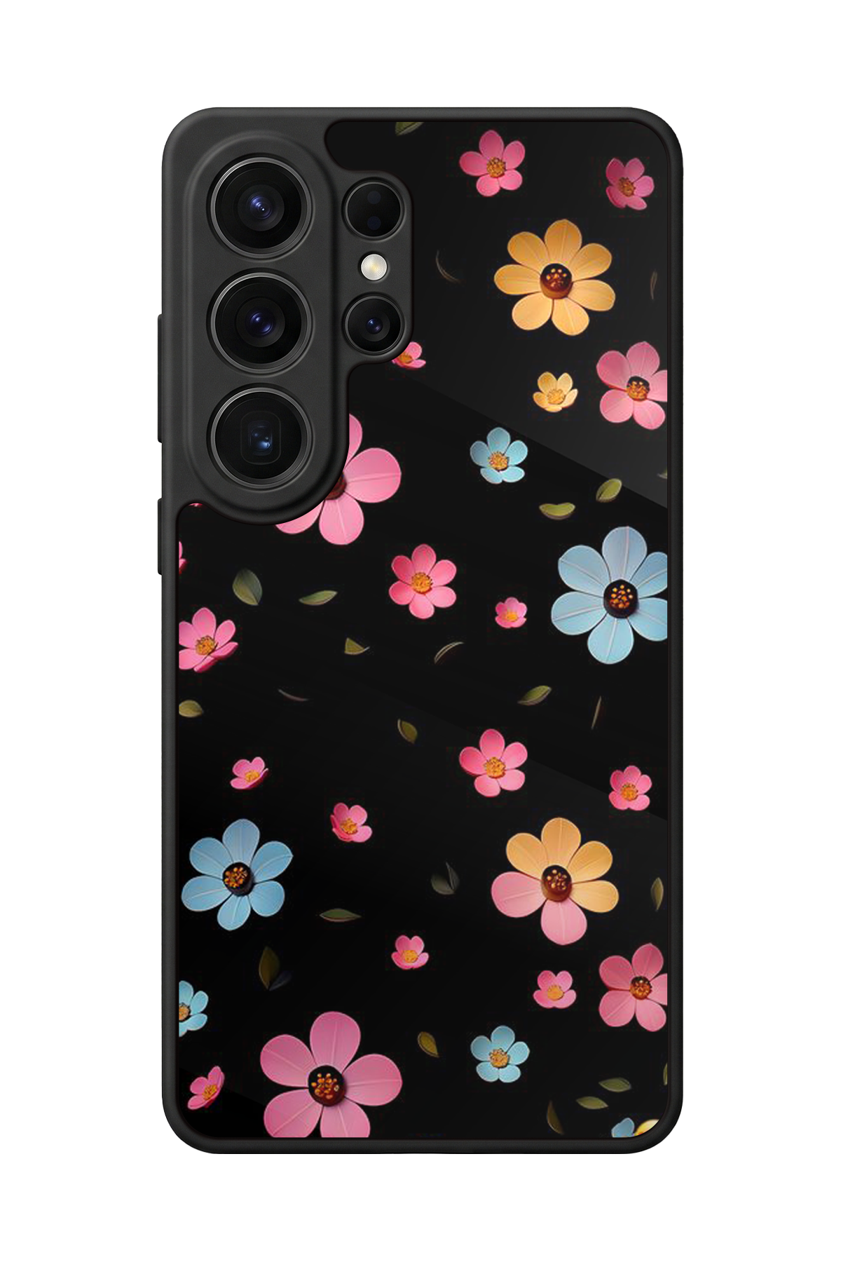 Samsung Galaxy S26 Ultra Uyumlu Cicek Tasarımlı Glossy Premium Kılıf