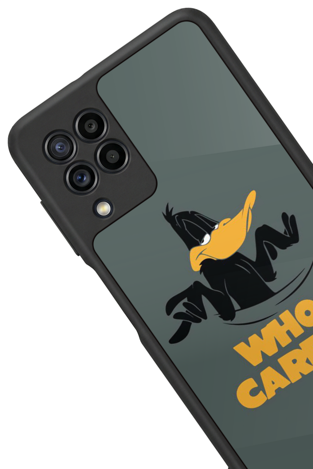 Samsung Galaxy M22 Uyumlu Daffy duck Tasarımlı Glossy Premium Kılıf