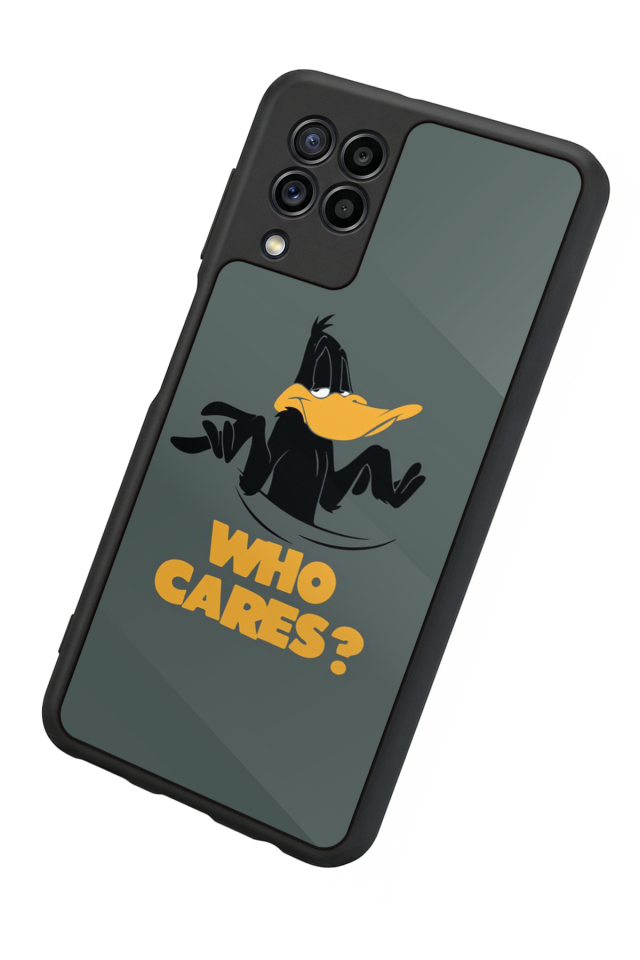 Samsung Galaxy M22 Uyumlu Daffy duck Tasarımlı Glossy Premium Kılıf